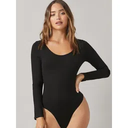 ZEROZABAR Round Neck Long Sleeves Bodysuit-picture-33