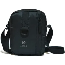 zesla Black Men & Women Sling Bag Small Crossbody image 3