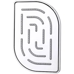 Zesta Leaf 6x8 inch Stainless Steel 304 Chrome Finish Overhead Shower-picture-41