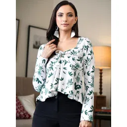 ZEUGEN Tropical Printed Top-picture-17