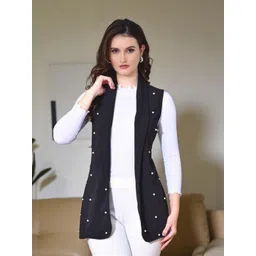 ZEUGEN Women Longline Button Shrug-picture-20