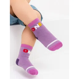 ZEVORA Kids Pack of 5 Patterned Ankle Length Socks-picture-24