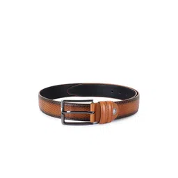 ZEVORA Men Textured Leather Belt-picture-22