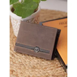 ZEVORA Men Textured Two Fold Wallet-picture-35