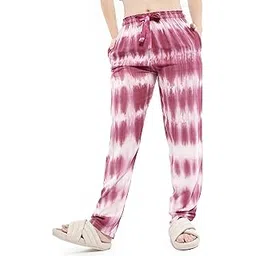 zeyo Women Rayon Tie-Dye Printed Casual Style Pajama Set-picture-10