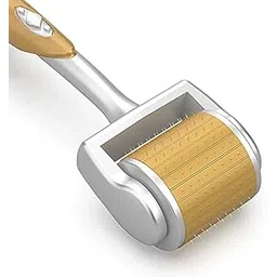 ZGTS Derma Roller System 192 Needles Titanium Alloy Needles Roller for Acne Skin Hair Loss, Gold, 0.75mm-picture-27