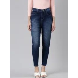 ZHEIA Blue Cotton Skinny Fit Jeans-picture-23