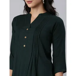 ZHEIA Mandarin Collar Shirt Style Top image 2