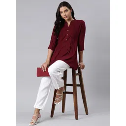 ZHEIA Mandarin Collar Top-picture-37