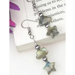 zhupuk Hamdmade Gemstone Labradorite Earrings For W-picture-19