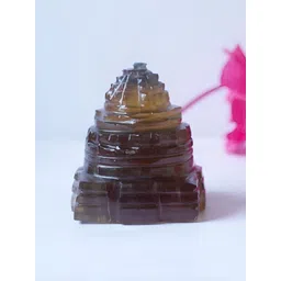 Zhupuk Yellow & Brown Crystal Curio Showpiece-picture-23