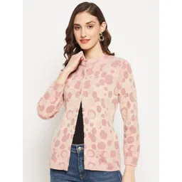 Zigo Round Neck Printed Wool Sweater-picture-10