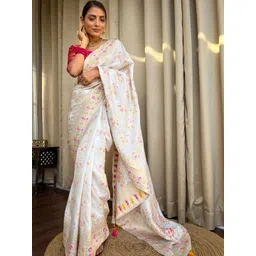 ZIKARAA Woven Design Zari Saree-picture-28