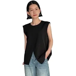 zilcon Women'sSummer Tank Tops Crew Neck Cotton Tunic Tank Top-picture-38