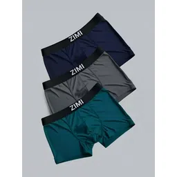 ZIMI LIFESTYLE Pack of 3 Mid Rise Trunk-picture-10