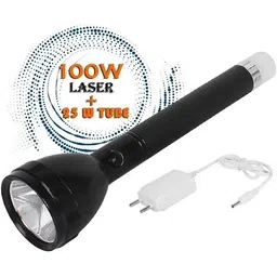 zimork Dual Mode Full Led Rechargeable Long Range Torch Up to 1 Km 8 hrs Torch Emergency Light-picture-24