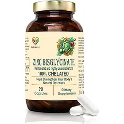 Zinc Bisglycinate – High Absorption Zinc for Immune Support, Skin Health, and Cellular Function – 90 Capsules-picture-22