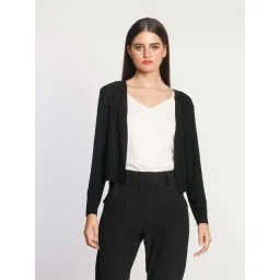 Zink London Black Loose Fit Shrug-picture-10