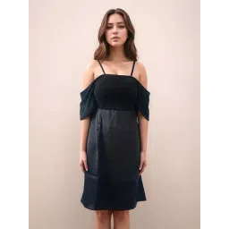 Zink London Black Straight Fit Dress-picture-18