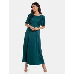 Zink London Flared Sleeves Maxi Dress-picture-16