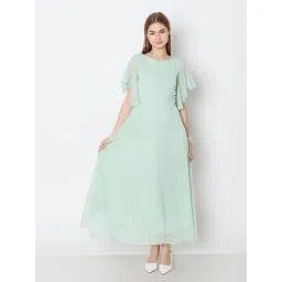 Zink London Green Maxi Dress-picture-27