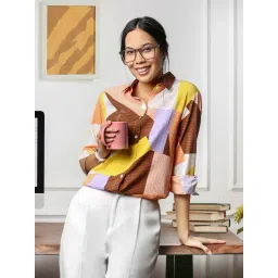 Zink London Multicolored Printed Shirt-picture-38