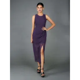 Zink London Purple Bodycon Dress-picture-13
