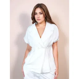 Zink London White Fitted Top-picture-36