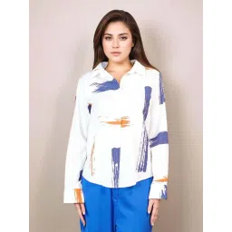 Zink London White Printed Shirt-picture-18