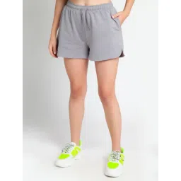 zink london zink Z Grey Cotton Shorts-picture-26
