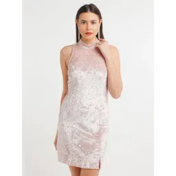 zink london zink Z Peach Mini Shift Dress-picture-29