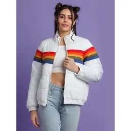 zink london zink Z White Printed Jacket-picture-39