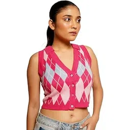 zink london Zink Z Women's Multi-Colored Aylin Halter Neck Top-picture-13