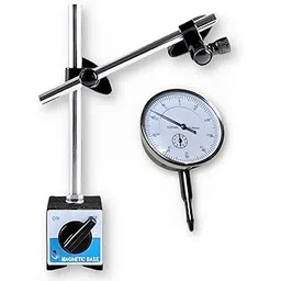 ZIODIC Dial Indicator Gauge, 0-10mm/0.01mm, High Accuracy, Concentricity Measurement, with Flexible Magnetic Stand, Table Scale (Dial Indicator Gauge With Sand)-picture-20