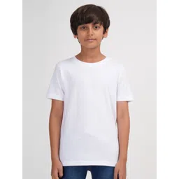 ZION Boys Bio Finish Solid Round Neck Cotton T-shirt-picture-44
