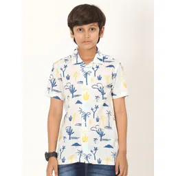 ZION Boys Classic Floral Opaque Printed Casual Shirt-picture-35