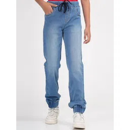 ZION Kids Slim-Fit Knitted Denim Jeans-picture-12