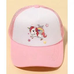 Ziory Baby Unicorn Designed Cap - Pink-picture-10
