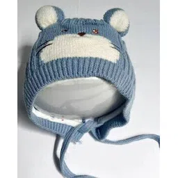 ziory Ribbed Knitted Cap with Tie-Knot-picture-31