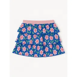 ZIP ZAP ZOOP Girls Floral Printed Mini Skirt-picture-10
