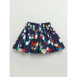 ZIP ZAP ZOOP Girls Printed Cotton Flared Knee Length Skirt-picture-33