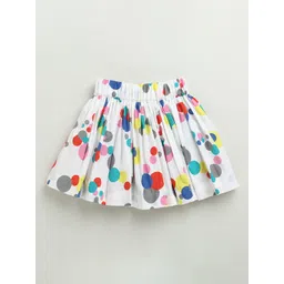 ZIP ZAP ZOOP Girls Printed Cotton Flared Knee Length Skirt-picture-34