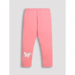 ZIP ZAP ZOOP Girls Pure Cotton Butterfly Applique Leggings-picture-20