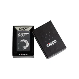 Zippo Black James Bond 007 Brass Pocket Lighter image 2