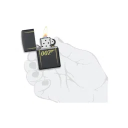 Zippo Black James Bond Brass Pocket Lighter-picture-10