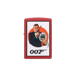 Zippo Red Brass James Bond 007 Windproof Pocket Lighter-picture-37