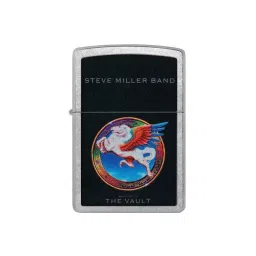 ZIPPO Steve Miller Band Design Black & Silver Brass Windproof Pocket Lighter-picture-15