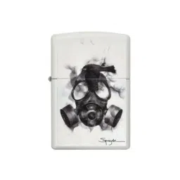 Zippo White & Black Spazuk Brass Pocket Lighter-picture-24