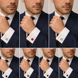 Zitti Metal, Brass Cufflink image 4