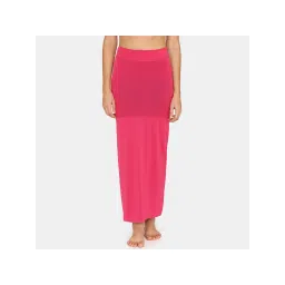 Zivame All Day Flared Mermaid Reversible Saree Shapewear - Violet Indigo N Magenta-picture-28